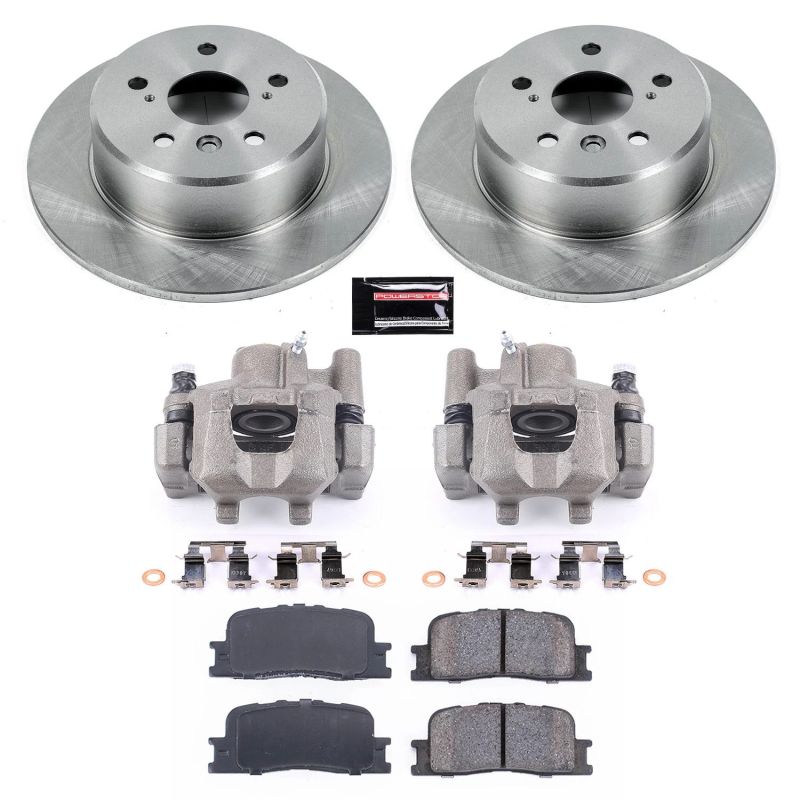 PSB Autospecialty Kit w/Cals - Power Stop 01-03 Toyota High Lander Rear Autospecialty Brake Kit w/Calipers