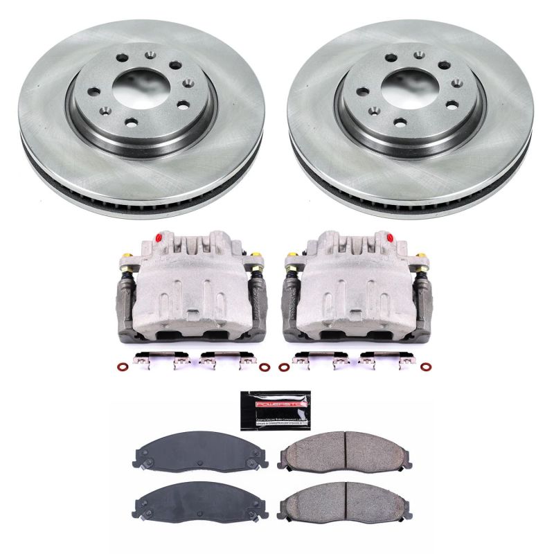 PSB Autospecialty Kit w/Cals - Power Stop 03-05 Cadillac CTS Front Autospecialty Brake Kit w/Calipers