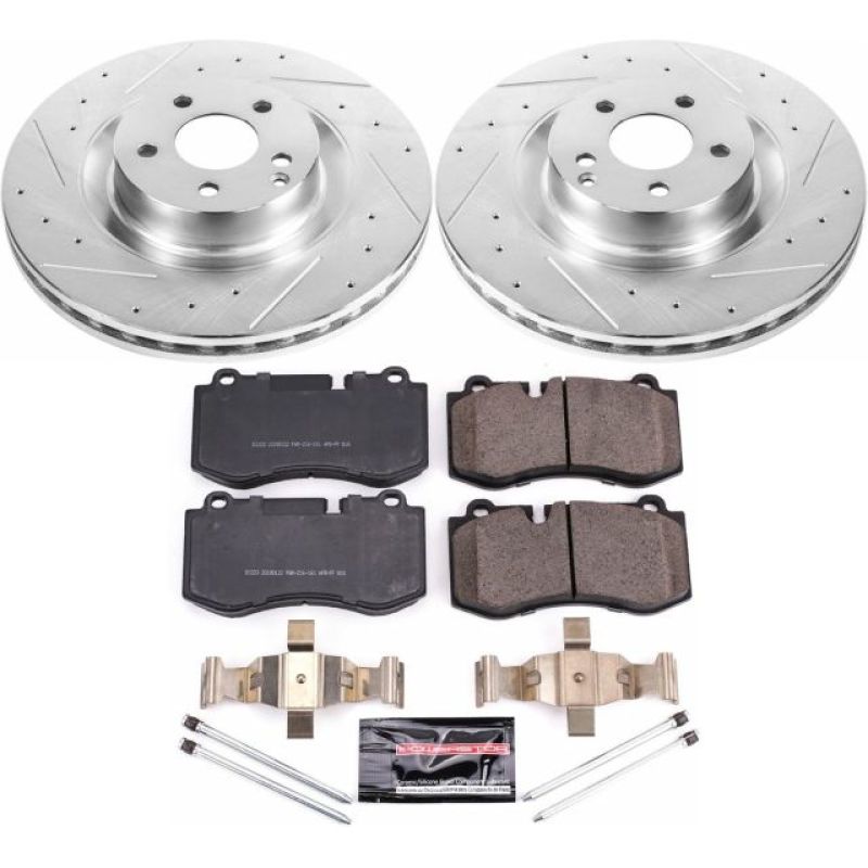 PSB Z23 Evolution Kit - Power Stop 09-14 Mercedes-Benz CL550 Front Z23 Evolution Sport Brake Kit