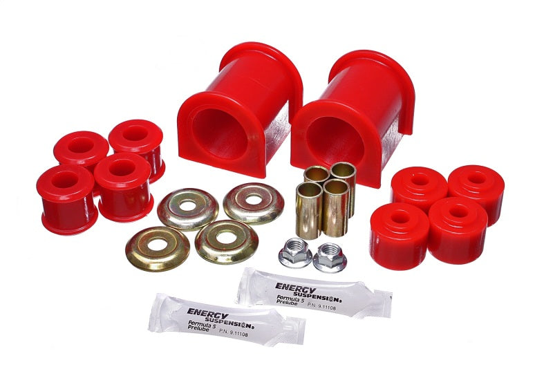 ES Sway Bar Bushings - Red - Energy Suspension 89-11 Ford F53 Class A Motorhome 1-1/2in Front Sway Bar Bushings - Red