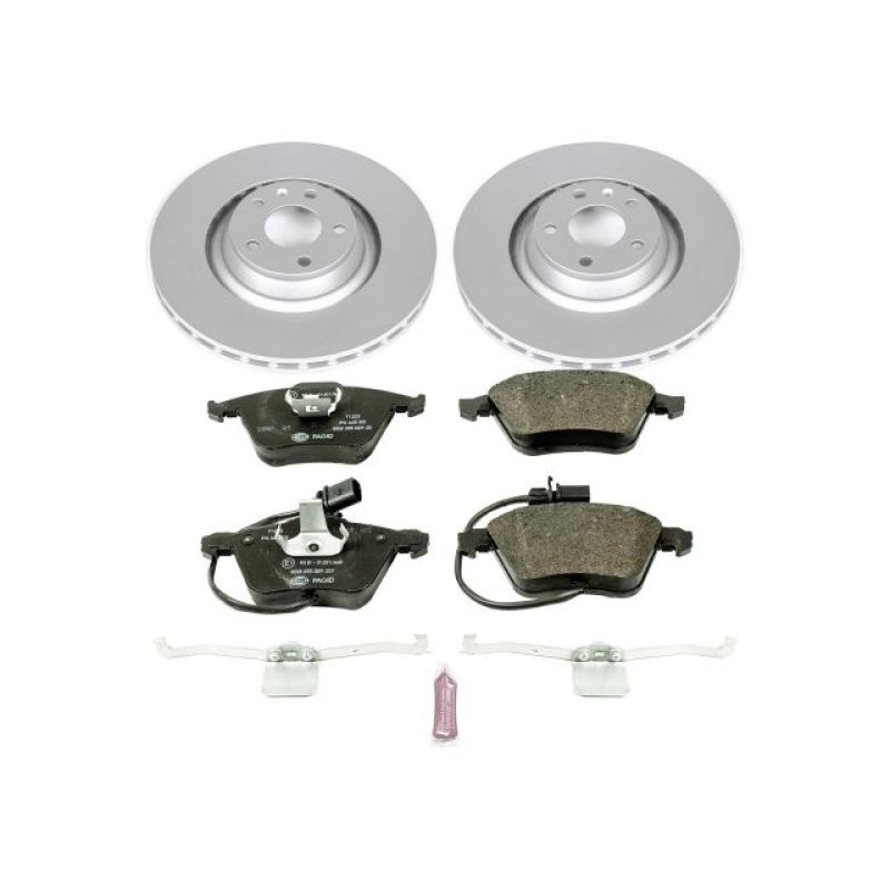 PSB Euro-Stop Kit - Power Stop 05-11 Audi A6 Quattro Front Euro-Stop Brake Kit
