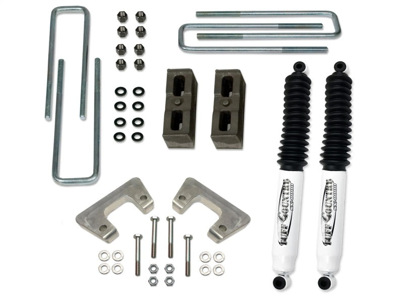 TUF Lift Kits - Tuff Country 07-18 Silverado 1500 4x4 2in Lift Kit EZ-Install (w/Rear Lift Blocks SX8000 Shocks)
