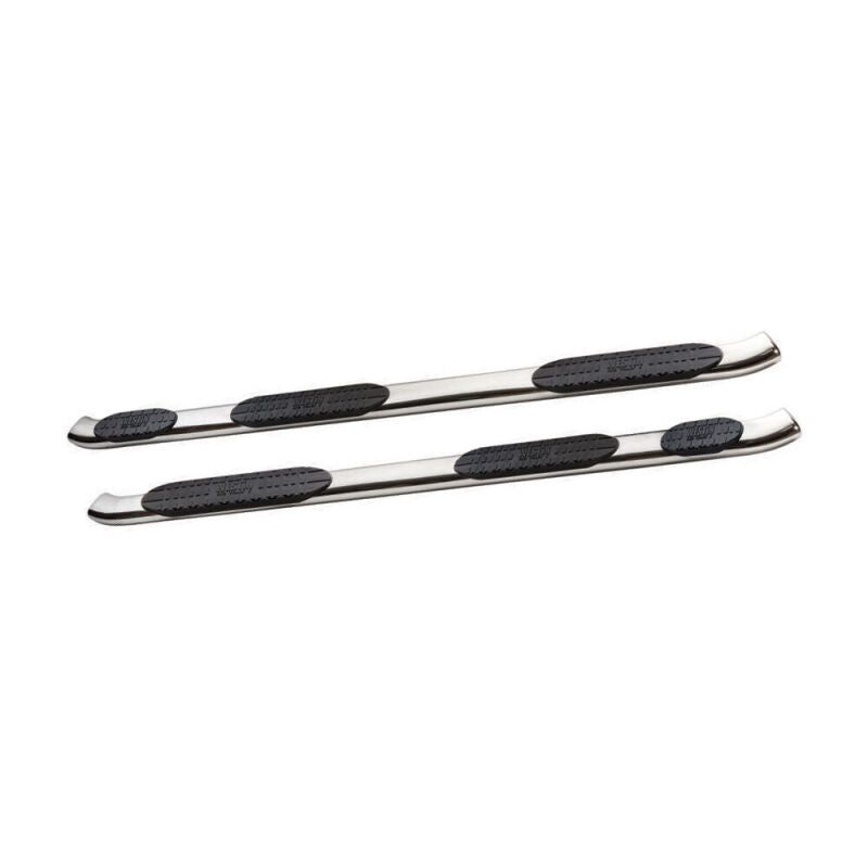 WES Nerf Bars - PRO TRAXX 5 - Westin 2009-2018 Ram/Dodge 1500 Quad Cab (6.5 ft Bed) PRO TRAXX 5 WTW Oval Nerf Step Bars - SS