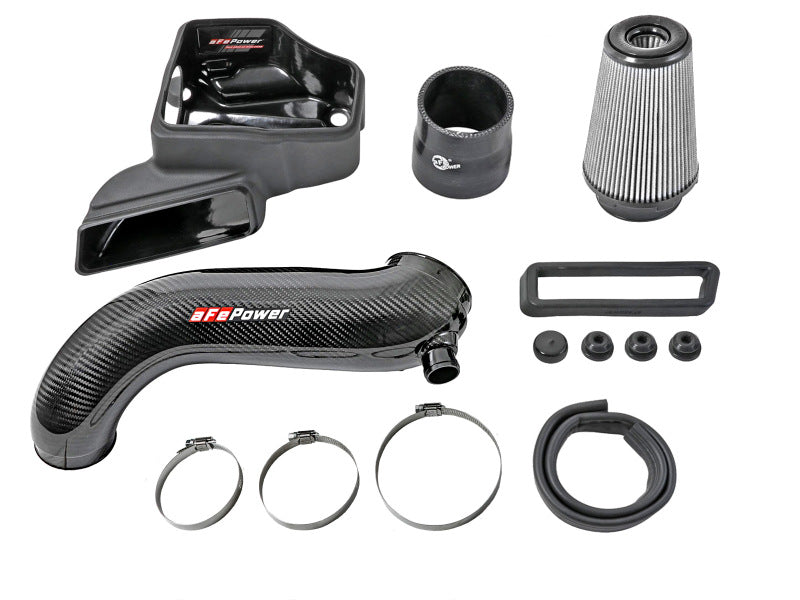 AFE Track Series Intake - aFe 15-19 VW Golf R (MKVII) L4-2.0L (t) Track Series Carbon Fiber Intake System w/ Pro DRY S Filter