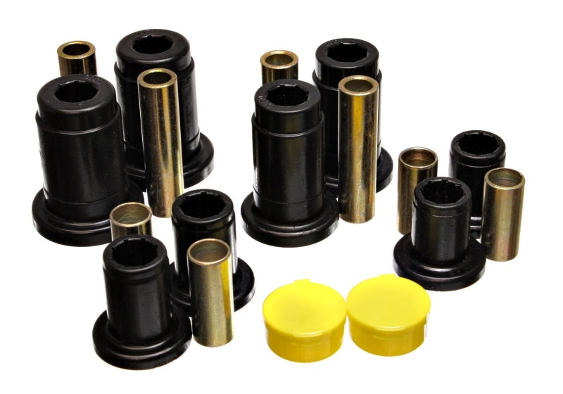 ES Cntrl Arm Bushings - Black - Energy Suspension 92-97 Mercury Gr Marquis / 92-97 Ford Crown Victoria Blk Front End C/A Bushing Set