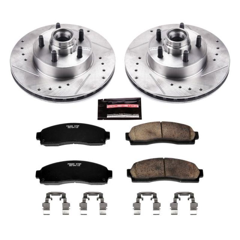 PSB Z23 Evolution Kit - Power Stop 10-11 Ford Ranger Front Z23 Evolution Sport Brake Kit