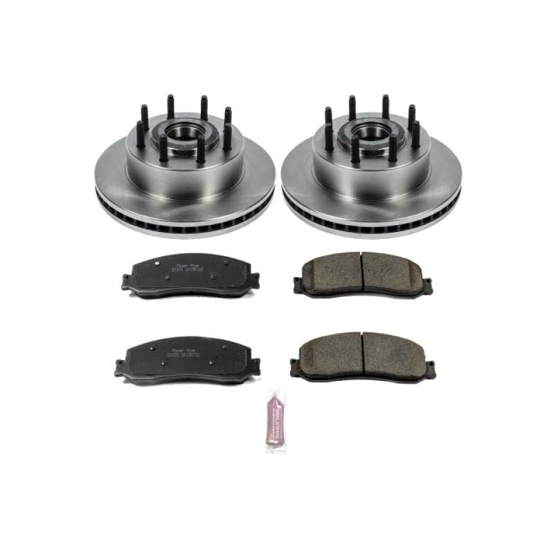 PSB Autospecialty Rotor - Power Stop 2012 Ford F-350 Super Duty Front Autospecialty Brake Kit