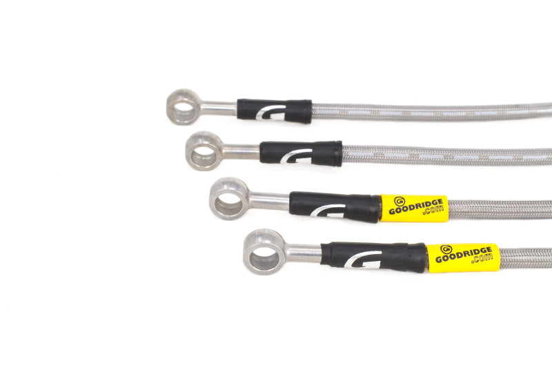 GR G-Stop Brake Line Kits - Goodridge 08-14 Subaru STi (w/Brembo Calipers) Stainless Steel Brake Line Kit