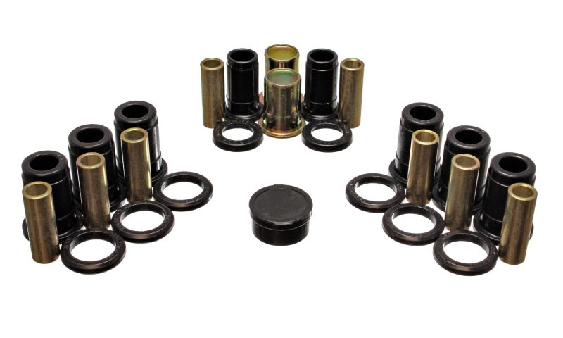 ES Cntrl Arm Bushings - Black - Energy Suspension Rear Control Arm Bushing Set - Black