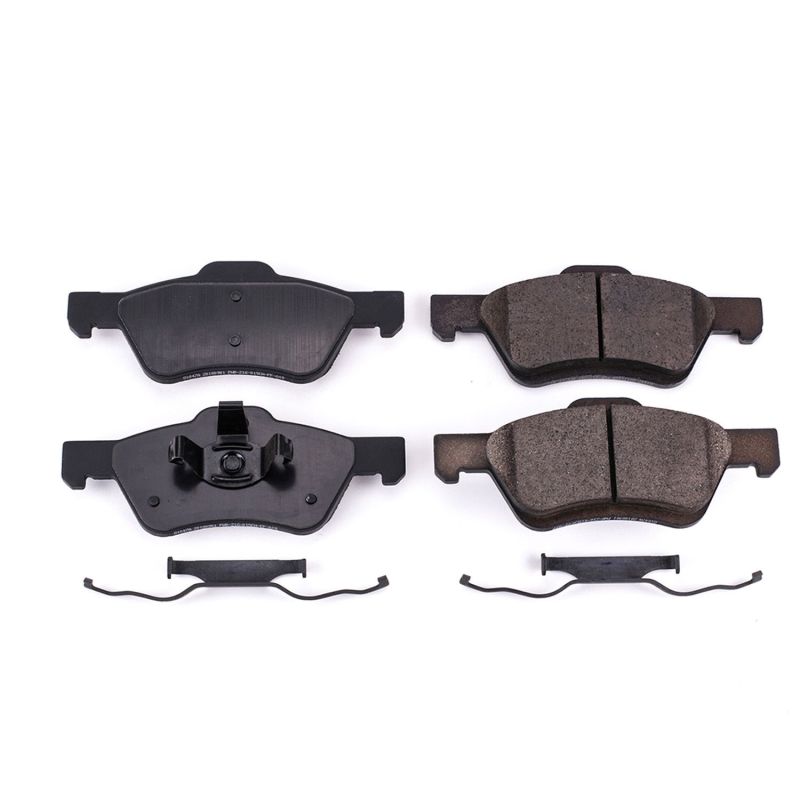 PSB Z17 Evolution Brake Pads - Power Stop 08-10 Ford Escape Front Z17 Evolution Ceramic Brake Pads w/Hardware