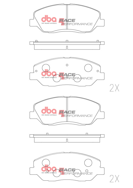 DBA RP Performance Brake Pads - DBA 2022+ Hyundai i20 N Front RP Performance Brake Pads