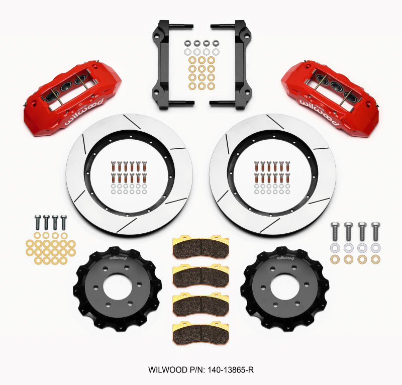 WIL TX6R Brake Kit - Wilwood TX6R Front Kit 15.50in Red 2010-Up Ford F150 (6 lug)