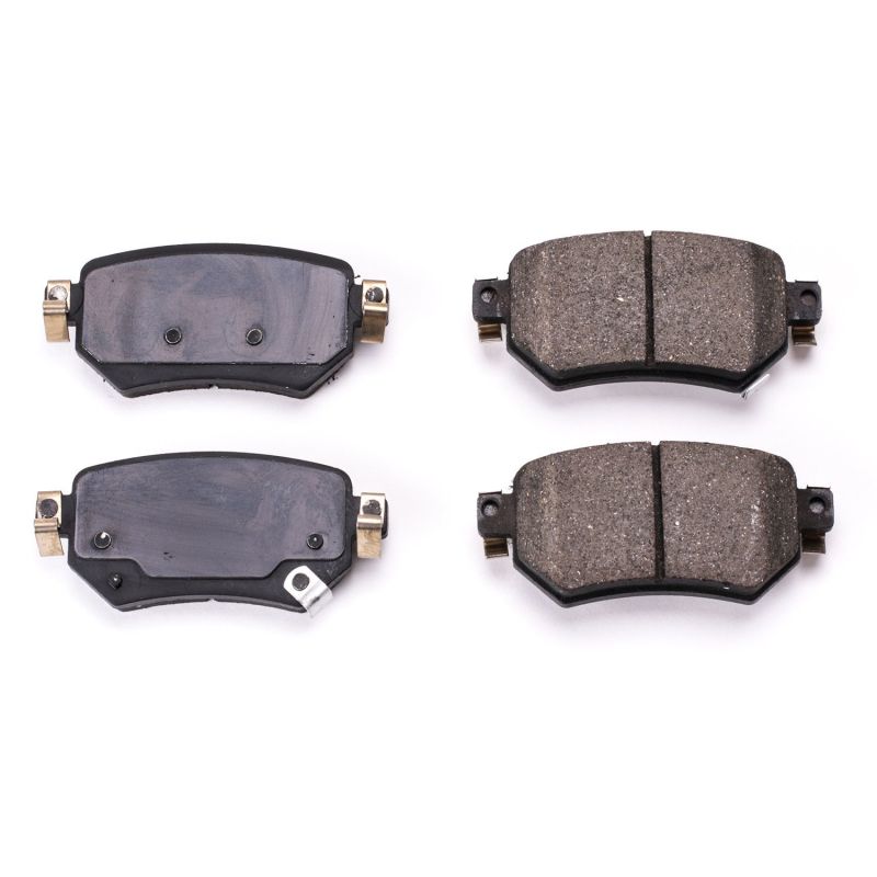 PSB Z17 Evolution Brake Pads - Power Stop 16-19 Mazda 6 Rear Z17 Evolution Ceramic Brake Pads w/Hardware