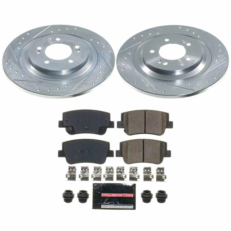 PSB Z23 Evolution Kit - Power Stop 2023 Hyundai Sonata Rear Z23 Evolution Brake Kit