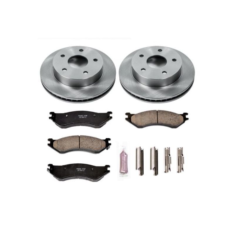 PSB Autospecialty Kit - Power Stop 00-01 Dodge Ram 1500 Front Autospecialty Brake Kit