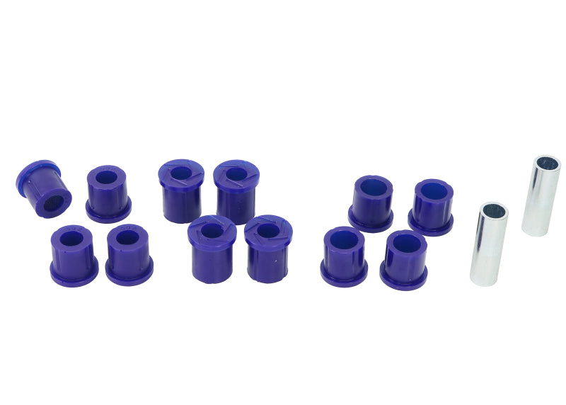 SPR Bushings - Leaf Spring - SuperPro 87-99 Ford Courier 4x4 2WD Rear Leaf Spring Full Bushing Kit