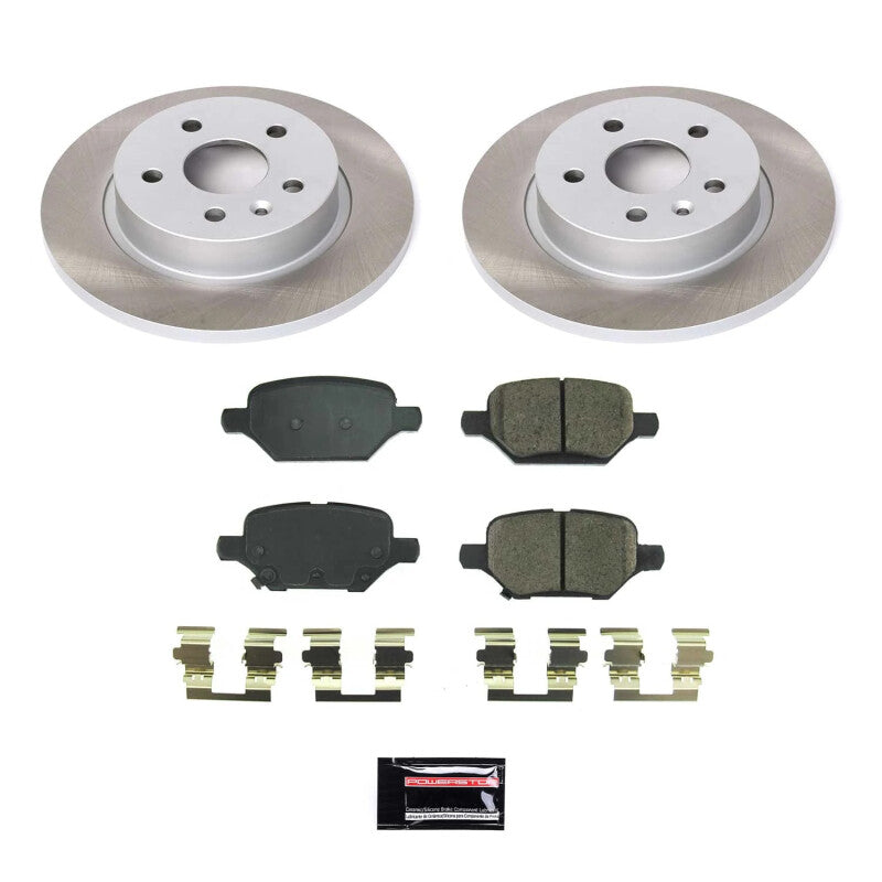 PSB Semi-Coated Rotor Kits - Power Stop 18-22 Chevrolet Trax Rear Semi-Coated Rotor Kit