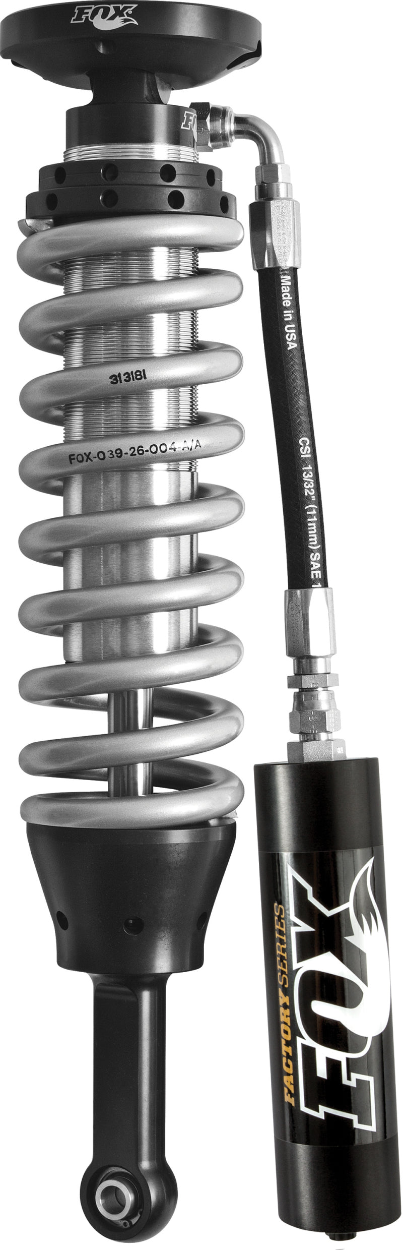 FOX 2.5 Factory Coilover Shock - Fox 2009 F-150 2.5 Factory Series 5.45in. Remote Reservoir Coilover Shock Set - Black/Zinc