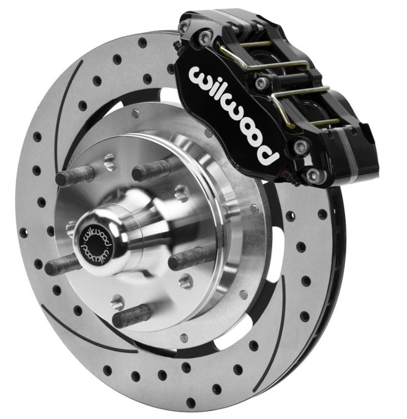 WIL Dynapro Brake Kit - Wilwood 70-81 FBody/75-79 A&XBody Dynapro Frt Brk Kit 11.75in D/S Rtr Blk Caliper Use w/ PD Spindle