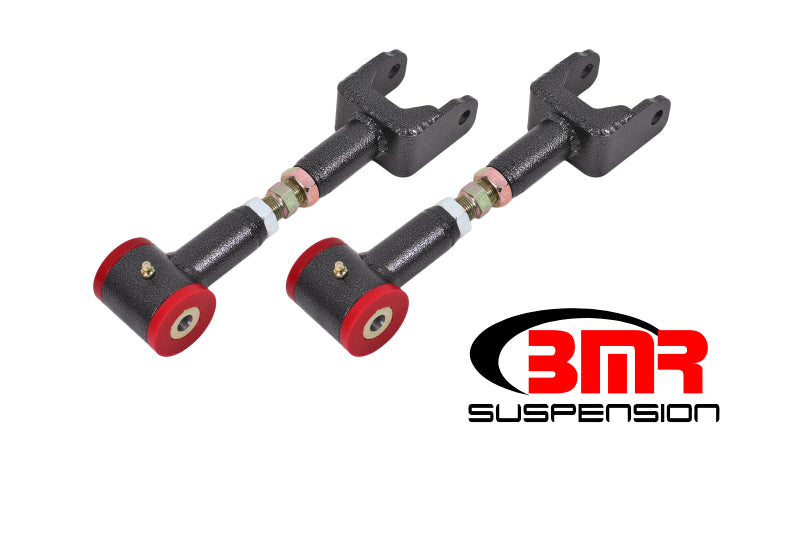 BMR Control Arms - BMR 64-67 A-Body Upper Control Arms On-Car Adj. (Polyurethane) - Black Hammertone
