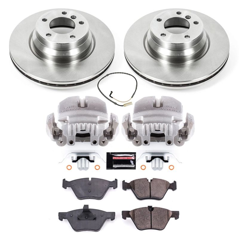 PSB Autospecialty Kit w/Cals - Power Stop 2006 BMW 330xi Front Autospecialty Brake Kit w/Calipers