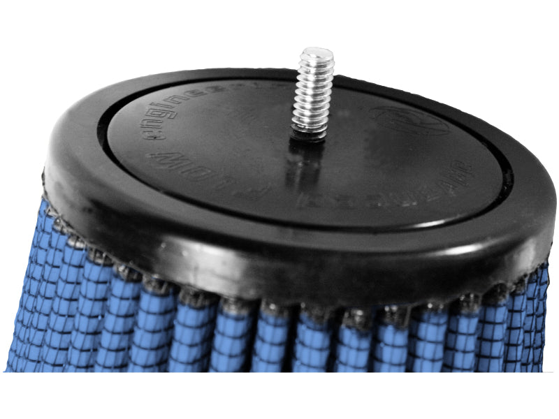 AFE Universal Pro-5 R Filter - aFe MagnumFLOW Air Filters UCO P5R A/F P5R 4F x 6B x 3-1/2T (w/ 1/4-20 Stud) x 12H
