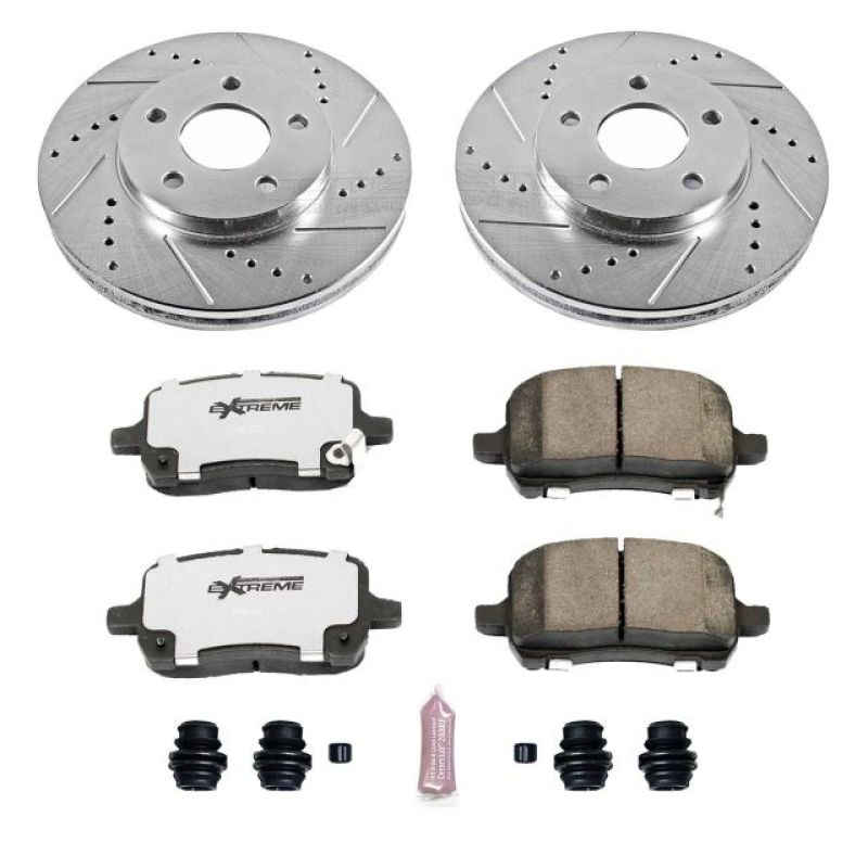 PSB Z26 Street Warrior Kit - Power Stop 08-11 Chevrolet HHR Front Z26 Street Warrior Brake Kit