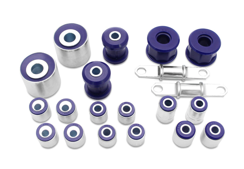 SPR Bushing Kits - SuperPro 2004 Mazda 3 i Front / Rear Vehicle Master Bushing Kit - Caster/ Camber Adj