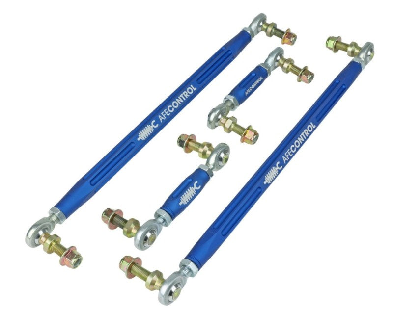 AFE Sway Bar End Links - aFe Control 20-21 Toyota Supra 3.0L Adjustable End Links Kit - Front & Rear
