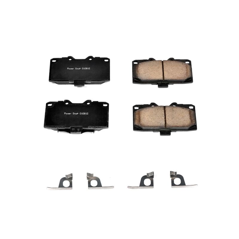 PSB Z17 Evolution Brake Pads - Power Stop 06-07 Subaru Impreza Front Z17 Evolution Ceramic Brake Pads w/Hardware