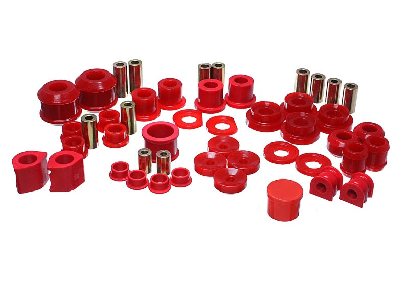 ES Hyper-Flex Sets - Red - Energy Suspension 06-11 Honda Civic Si Red Master Bushing Set
