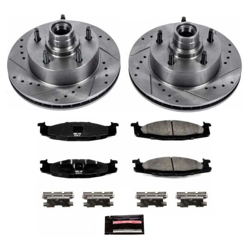PSB Z23 Evolution Kit - Power Stop 94-01 Ford E-150 Front Z23 Evolution Sport Brake Kit