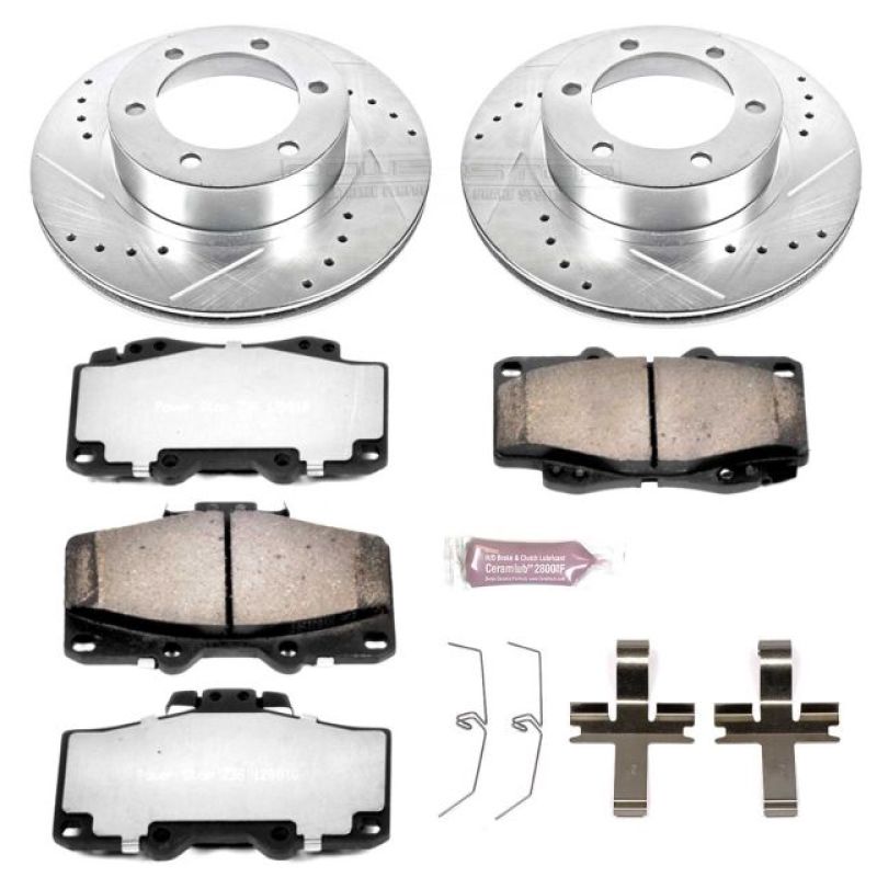 PSB Z36 Truck & Tow Kit - Power Stop 95-02 Toyota 4Runner Front Z36 Truck & Tow Brake Kit