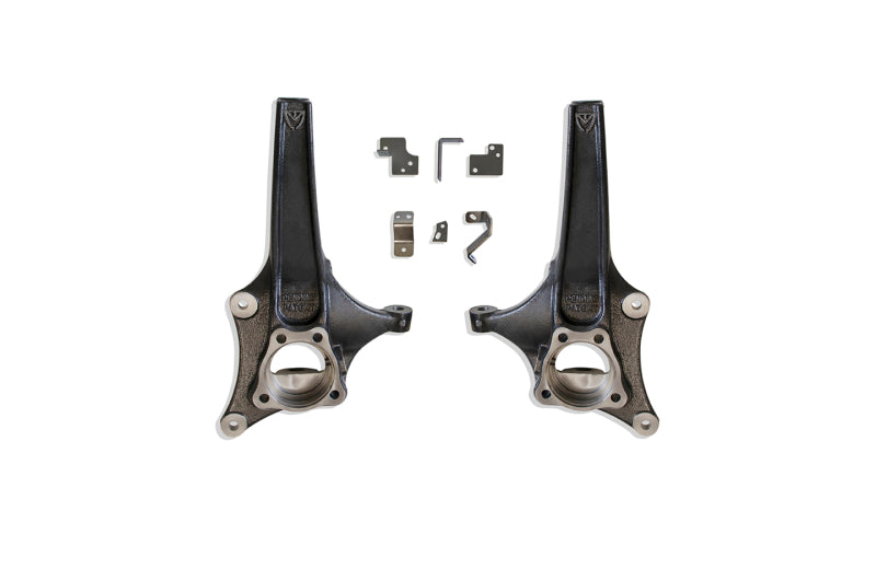 MXT Knuckle Component Box - MaxTrac 19-20 GM C1500 2WD 3.5in Front Lift Spindles w/Extended DOT Compliant Brake Lines