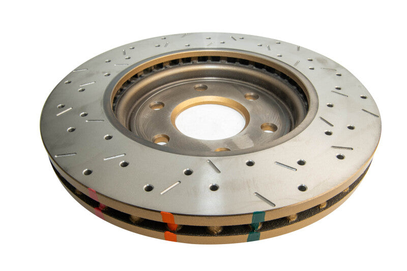 DBA 4000 Slot&Drill Rotors - DBA 05-07 Nissan Frontier 4.0L 2WD/4WD Front Drilled & Slotted 4000 Series Rotor