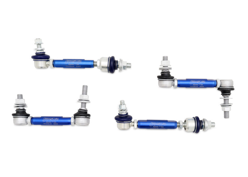 SPR Sway Bar Links - SuperPro 03-09 Lexus GX470 HD Adjustable End Link Set (TRC1285L + TRC1085V)