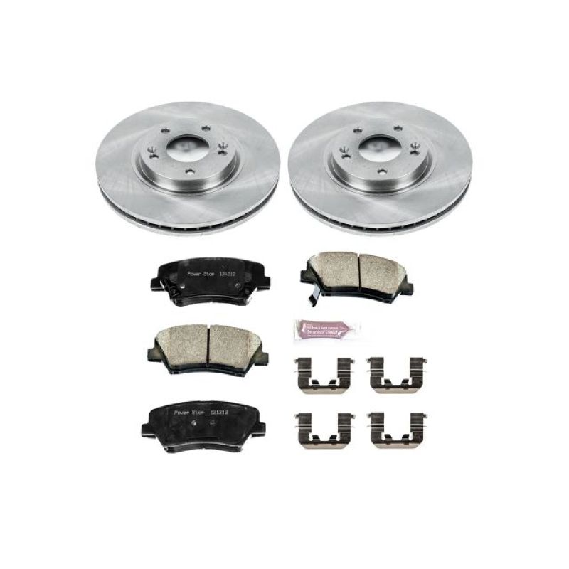PSB Autospecialty Kit - Power Stop 13-15 Hyundai Veloster Front Autospecialty Brake Kit