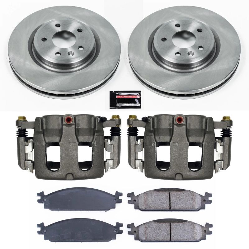 PSB Autospecialty Caliper - Power Stop 2010 Lincoln MKT Front Autospecialty Kit w/Cals