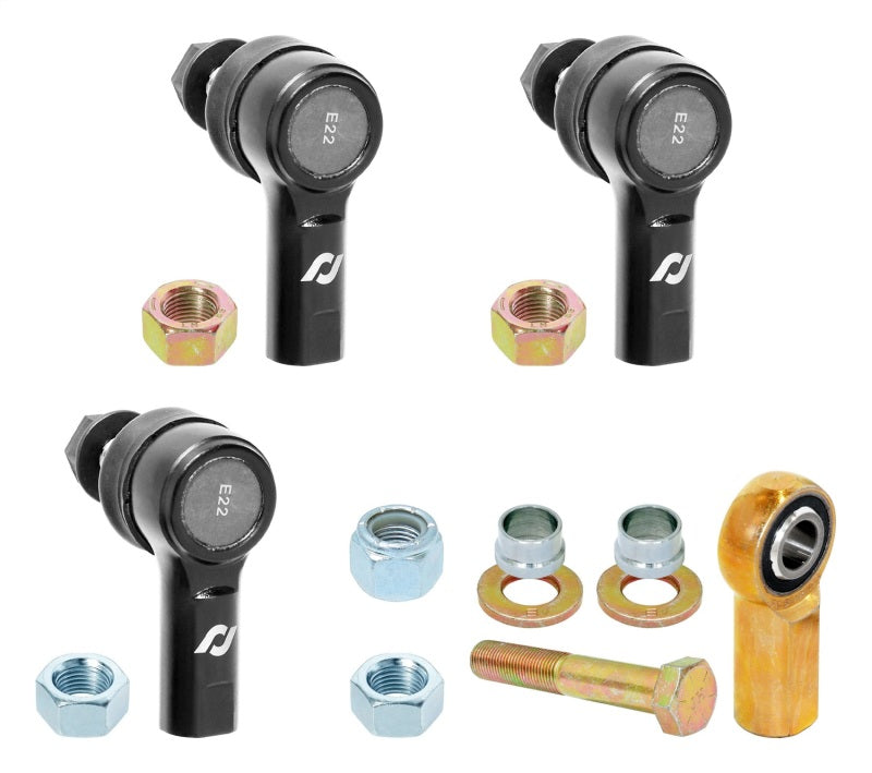 ROK Sway Bar Endlinks - RockJock JL/JT Front Adjustable Sway Bar End Link Rod End Pack Sealed Style