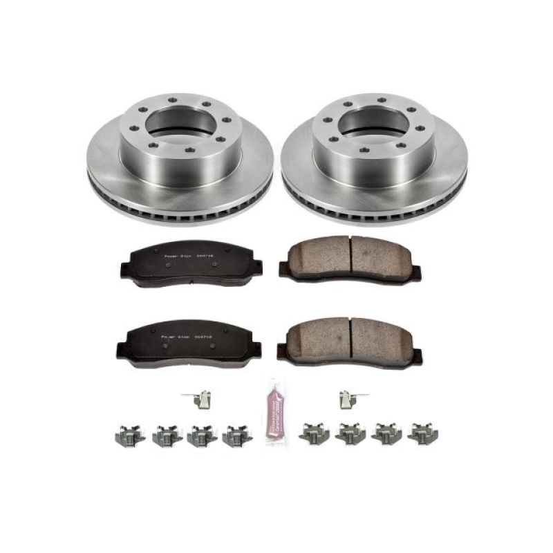 PSB Autospecialty Rotor - Power Stop 10-12 Ford F-450 Super Duty Front Autospecialty Brake Kit