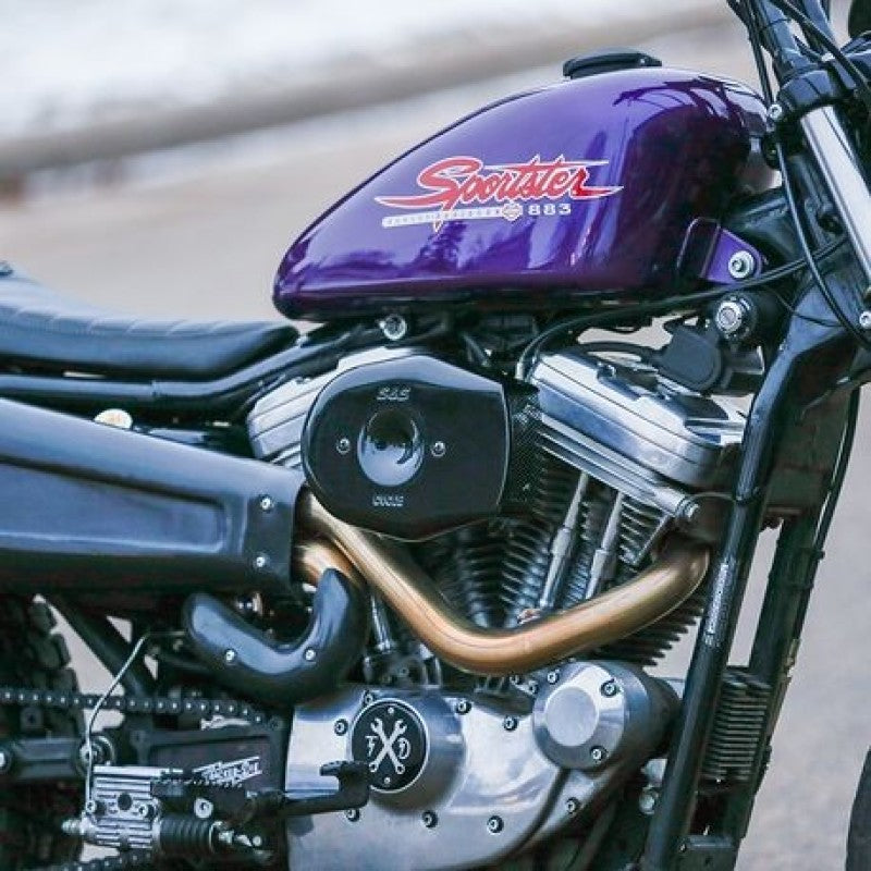SSC Air Cleaner Kits - S&S Cycle Stealth Applications Tribute Air Cleaner Cover - Gloss Black