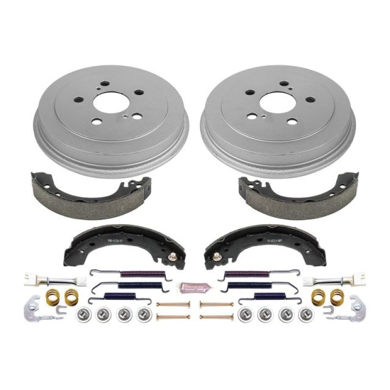 PSB Autospecialty Drum Kit - Power Stop 03-08 Toyota Corolla Rear Autospecialty Drum Kit