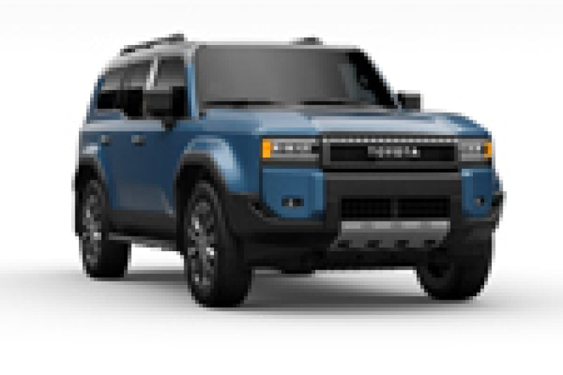 RAL UR Blk Flap/Dark Grey Logo - Rally Armor 22-26 Toyota Land Cruiser Black UR Mud Flap Dark Grey Logo