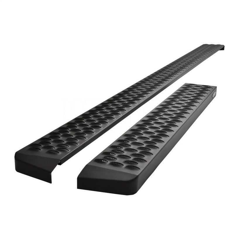WES Running Boards - Grate - Westin Ford Transit Van 150/250/350 (46in Driver & 97in. Pass) Grate Steps Running Boards - Tex. Blk