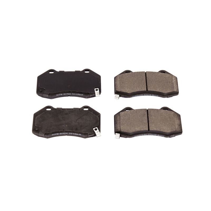 PSB Z16 Evolution Brake Pads - Power Stop 17-18 Fiat 124 Spider Front Z16 Evolution Ceramic Brake Pads