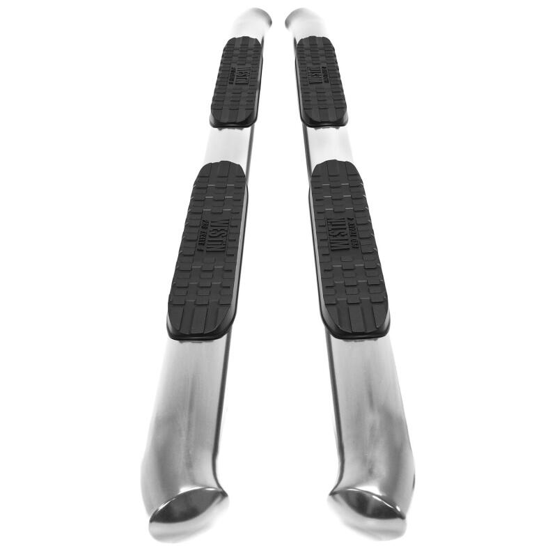WES Nerf Bars - PRO TRAXX 4 - Westin 2022 Nissan Frontier Crew Cab PRO TRAXX 4 Oval Nerf Step Bars - SS
