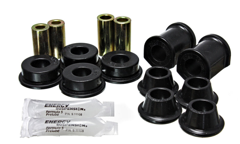 ES Cntrl Arm Bushings - Black - Energy Suspension 8/73-79 VW Super Beetle (Stamped) Black Front Control Arm Bushing Set