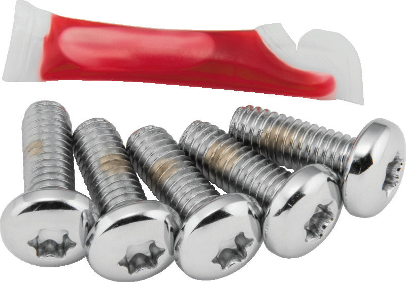 PFM Brake Rotors - Performance Machine  Rotor Bolt Set - Chrome
