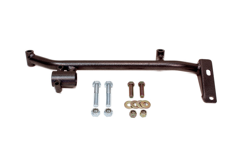 BMR Manual Steering Racks - BMR 93-02 F-Body Manual Steering Bracket (For Stock K-Member Only) - Black Hammertone