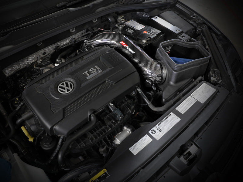 AFE Track Series Intake - aFe 15-19 VW Golf R (MKVII) L4-2.0L (t) Track Series Carbon Fiber Intake System w/ Pro 5R Filter